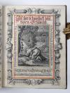 Anonym Andächtige Betrachtungen des gecreuzigten Jesu und seines hohen Leidens aus den Schriften des H. Augustinus vorgestellt. Kalligraphische und illustrierte Handschrift auf Pergament.