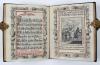 Anonym Andächtige Betrachtungen des gecreuzigten Jesu und seines hohen Leidens aus den Schriften des H. Augustinus vorgestellt. Kalligraphische und illustrierte Handschrift auf Pergament.