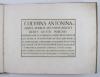 Bellori, Giovanni Pietro, Colvmna Antoniniana Marci Avrelii Antonini Avgvsti…  ad Via(m) Flaminia(m) erecta… nunc primum a Petro Sancti Bartolo, iuxta delineationes in Bibliotheca Barberina asservatas, a se cum antiquis ipsius columnae signis collatas, aere incisa, et in lvcem edita…