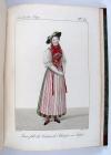 Lanté, Louis Marie und Georges-Jacques Gatine, Costumes des femmes de Hambourg, du Tyrol, de la Hollande, de la Suisse, de la Franconie, de l’Espagne, du Royaume de Naples , etc.  Dessiné, la plupart, par M. Lanté, gravés par M. Gatine, et coloris.