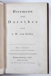 Goethe, Johann Wolfgang von, Herrmann und Dorothea. Neue Ausgabe.
