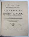 Knorr, Georg Wolfgang, Verlustiging der oogen en van den geest, of verzameling van allerley bekende hoorens en schulpen, die in haar eigen kleuren afgebeeld zyn.
