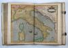 Mercator, Gerhard, Galliae (Belgii inferioris. Germaniae. Italiae, Sclavonicae, et Graeciae) tabule geographicae. 4 Teile in 1 Bd.