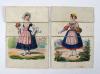 Anonym Bruder und Schwester im bunten Wechsel des Gewands. Kindliche Doppel-Metamorphosen. Brother and Sister… Frère et Soeur… Fratello et Sorella…