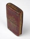 Anonym Non-Book. Steckschuber aus rotem Maroquin.