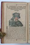 Menz, Balthasar, Enchiridon romanorum caesarum germanicorum a Carolo Magno ad modernum Divum Rudolphum II…Accesst S. Romani Imperij constitutio.
