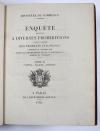 Ministère du Commerce, Enquête relative a diverses prohibitions établies à l’entrée des produits étrangeres.